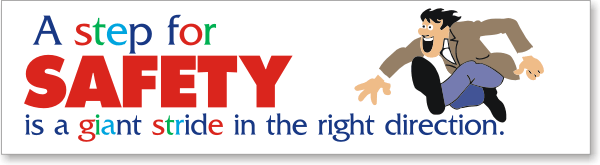 Step for Safety is a Giant Stride Sticker