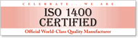 ISO 1400 Certified