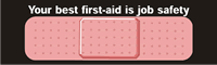 Best First Aid is Job Safety Banner