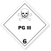 Paper HazMat Label