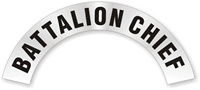 Battalion Chief Hard Hat Labels