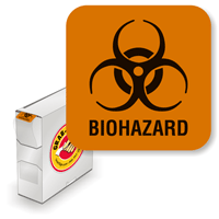 Fluorescent Biohazard Label