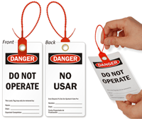 Lockout Danger Tag