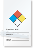 NFPA Diamond Substance Name