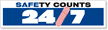 Safety Counts Sticker