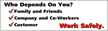 Work Safely Banner