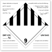 Dry Ice Label