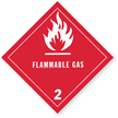 Flammable Gas Label