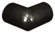 Protective corners, black / 2 D