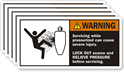 Warning: Can Cause Severely Injury Label