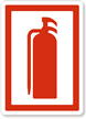 Extinguisher Symbol Label