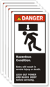 Danger Hazardous Condition Injury Death Label