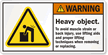 Proper Lifting Techniques Label