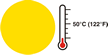 Hot Indicator Label Temperature Label