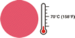 Hot Indicator Label Temperature Label