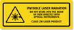 LASER RADIATION DO NOT STARE BEAM LABEL