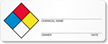 NFPA Mini Labels with Chemical Name