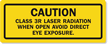 Protective Housing Class 3R Label