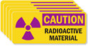 Caution: Radioactive Material Label