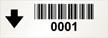 Warehouse Barcode Labels, Racks -  3 in. x 8½ in.