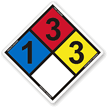 NFPA 704 Safety Sign