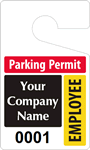 Plastic ToughTags™ for Employee Parking Permits