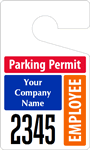Plastic ToughTags™ for Employee Parking Permits