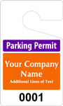 Plastic ToughTags™ for Employee Parking Permits