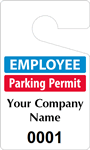 Plastic ToughTags™ for Employee Parking Permits
