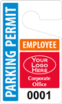 Plastic ToughTags™ for Employee Parking Permits