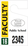 Plastic ToughTags™ for Faculty Parking Permits