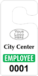 Plastic ToughTags™ Parking Permits, Jumbo