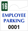 Plastic ToughTags™ Parking Permits, Mini