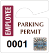 Plastic ToughTags™ Parking Permits, Mini