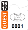 Plastic ToughTags™ Parking Permits, Mini