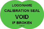 Calibration Seal - Void if Broken Label