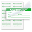 Calibration: ID#/By/Date/Due - Green