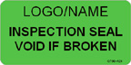 Inspection Seal - Void if Broken Label