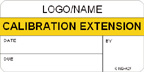 Calibration Extension Label [add name or logo]