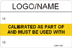 Calibrated Label [add name or logo]