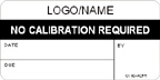 No Calibration Required Label [add name]