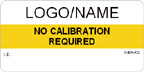 No Calibration Required Label Custom