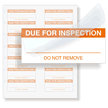 DUE FOR INSPECTION