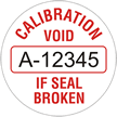 CALIBRATION VOID IF SEAL BROKEN