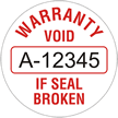 WARRANTY VOID IF SEAL BROKEN