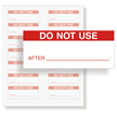 Do Not Use After: Date - Red