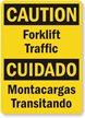 Caution: Forklift Traffic Sign