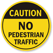 Caution Pedestrian Traffic SlipSafe™ Floor Sign