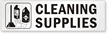 Magnetic Cabinet Label: Cleaning Supplies
