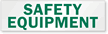Magnetic Cabinet Label: Safety Equipment